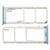 BisLinks for Xiaomi Mi A2 Lite Micro SD Sim Card Tray Holder Slot Replacement Part Blue