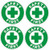4 pcs Safety First Hard Hat Sticker Helmet Decal Label Lunch Tool Box