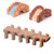 Haomian Miniature Dollhouse Garden Stone Arch Bridge 5Pcs Mini Bridges Figurines Fairy Garden Dollhouse Accessories DIY Miniature Craft Moss Micro Landscape Garden Decor Ornament