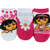 Dora the Explorer Girls 3 pack Safety Toes Socks 0-12 Months  Infant Baby