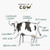 EMC Graphics Anatomy of A Cow Vinyl Waterproof Sticker Decal Car Laptop Wall Window Bumper Sticker 5 inch