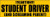 LPF USA Caution Student Driver and Screaming Parent Bumper Sticker  Funny Driving Safety Decal