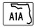 MR3Graphics Florida A1A Sticker Decal R1079 Highway Sign Vinyl Decal Wall Laptop Car Bumper Sticker 5 inch