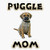 Puggle Dog Mom Mother Vinyl Waterproof Sticker Decal Car Laptop Wall Window Bumper Sticker 5 inch