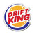 Drift King - Sticker Graphic - Auto Wall Laptop Cell Truck Sticker for Windows Cars Trucks