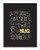 Design Works Crafts 2888 Hug Chalkboard Counted Cross Stitch Kit, 8 by 10"