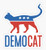 Democat - Democrat Cat - Sticker Graphic - Auto Wall Laptop Cell Truck Sticker for Windows Cars Trucks Democat - Democrat Cat - Sticker Graphic - Auto Wall Laptop Cell Truck Sticker for Windows Cars Trucks