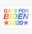 Gays for Biden 2020 - Sticker Graphic - Auto Wall Laptop Cell Truck Sticker for Windows Cars Trucks