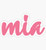 Name MIA Stickers  Pink  Sticker - Sticker Graphic - Auto Wall Laptop Cell Truck Sticker for Windows Cars Trucks