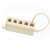 6P4C RJ11 Telephone Phone Line Modular Jack Splitter Male Female Coupler Adapter  beige