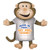 36 inch Get Well Soon Monkey Balloon  B6