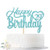 Blue Glitter Happy 29th Birthday Cake Topper Hello 29 Cheers to 29 Years Old 29 Years Old Party Supplies Decoration