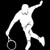 Tennis Player Serve Decal Sticker  White  Decal Sticker Vinyl Car Home Truck Window Laptop