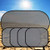 Greyghost Car Window Sunshade Mesh Auto Sun Visor Curtain with Suction Cup Front Rear Side Curtain Car Styling Covers