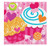 Cupcake Hearts Valentines Day Beverage Napkins 16ct