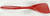 Gourmac Mini Melamine Spreader - Red 7.75 inch