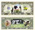 American Art Classics Set of 5 - Cow Million Dollar Bill