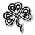 AK Wall Art Shamrock Celtic Vinyl Sticker - Car Phone Helmet - Select Size