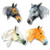 AK Wall Art Horses Set of 4 Vinyl Sticker - Car Phone Helmet - Select Size