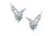 MiniJewelry Women Angel Wing Feather Stud Earrings Crystal CZ Cute Girls Sterling Silver Earrings MiniJewelry Women Angel Wing Feather Stud Earrings Crystal CZ Cute Girls Sterling Silver Earrings
