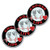 5x5 Pro Life Stickers 3-Pack 100 percent Waterproof Choose Life Round Bumper Sticker