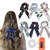 6Pcs Hair Scrunchies Bowknot Ribbon Elastics Hair Bands Scrunchy Flowers Hair Rope Ties Hair Bow Ponytail Holder Accessories for Women Girls