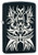 Zippo Laser Design Lighter, Black Matte