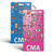 CMA Badge Buddy Pink Blue Vertical Heavy Duty with Medical Icons Identification Card - by BadgeZoo