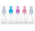 5pcs Mini Fine Mist Clear 50ML Empty Plastic Spray Bottle Perfume Transparent Mini Atomizer Refillable