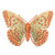 ID 2087 Pretty Butterfly Patch Garden Bug Fairy Fly Embroidered Iron On Applique