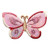 ID 2103 Butterfly Symbol Patch Garden Insect Bug Embroidered Iron On Applique