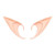 Latex Elf Ear Pixie Dress Up Costume Soft Pointed Goblin Ears Cosplay Halloween Party Props Elven Vampire Fairy Ears  Complexion