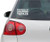 INDIGOS UG Sticker - Decal - JDM - Die Cut - Protected by Snapping Turtles Decal Window Sticker - Silver - 149mmx78mm