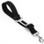 Dog Seat Belt Harness 1 pcs Pet Dog Seat Belt Leash Adjustable Dog Cat Safety Leads Harness Vehicle Car Seatbelt Harness for Pets with Elastic Nylon Bungee Buffer for Shock Attenuation  Black