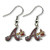 MLB Atlanta Braves Logo Dangler Earrings