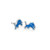 Aminco NFL Detroit Lions Logo Post Earrings Multicolor 2.5