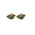 Aminco NHL Minnesota Wild Logo Post Earrings
