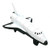 White Space Shuttle Die Cast Metal Collectible Pencil Sharpener