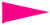 ATV Safety Flags and Mounts Solid Pink Pennant Flag with 24 inch Wooden Stick Pole