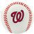 Rawlings MLB Nationals Team Logo Baseball Official White