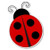 AK Wall Art Ladybug Cute Styling Vinyl Sticker - Car Window Bumper Laptop - Select Size