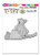 STAMPENDOUS HOUSE MOUSE CLING BDAY KITTY Rubber