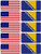 x10  3M Reflective Bosnia and US Flag Stickers   Versatile  and  Safety Decals   Hard hats laptops bikes toolboxes