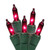 Vickerman 50 Light Purple Mini Light Set on Green Wire