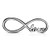Pilot Automotive IP-3203C Pilot Infinite Love Chromed Emblem - 1 Piece