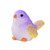 YuYe-xthriv Micro Landscape Doll House Accessories Cute Simulation Bird Animal Mini Figurine Toy DIY Landscape Garden Ornament Purple Bird