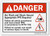 SmartSign - S-0082-EU-05 Danger - Arc Flash And Shock Hazard PPE Required Label By   3.5 inch x 5 inch Laminated Vinyl Black Red on White