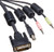 6FT Dvi-d Cable USB Kb & Mouse & Audio for SC4UAD/SC400 & SC500 Ser