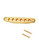 GUYKER Guitar Instead String Mounting Ferrules Bushings Metal Plate Replacement for Bass Guitar  gold