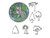 R&M International 1808 Tree Cookie Cutters, Assorted Designs, 6-Piece Set